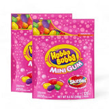 Skittles & Hubba Bubba Sugar Free Bubble Gum (2 Pack) (Packaging May Vary)