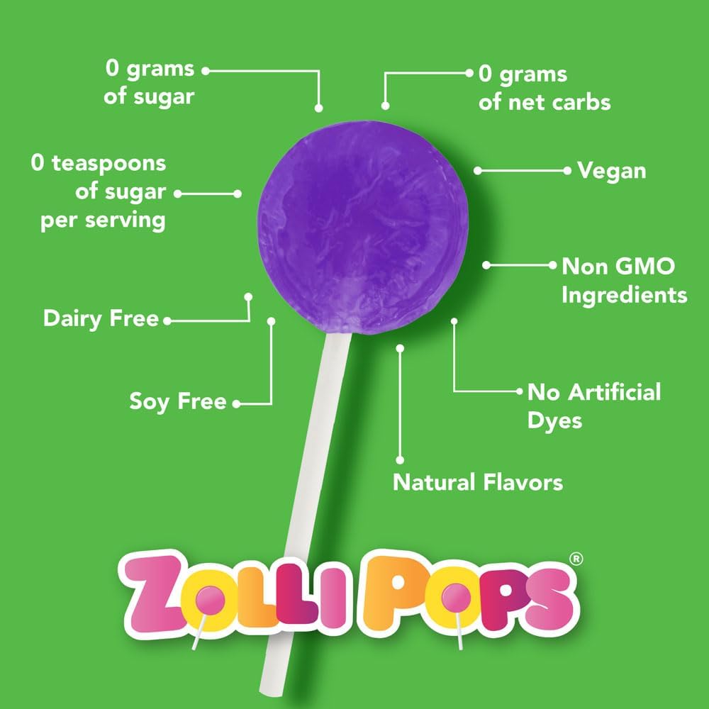 Zollipops - Sugar Free Fruity Favorites (1 Lb)