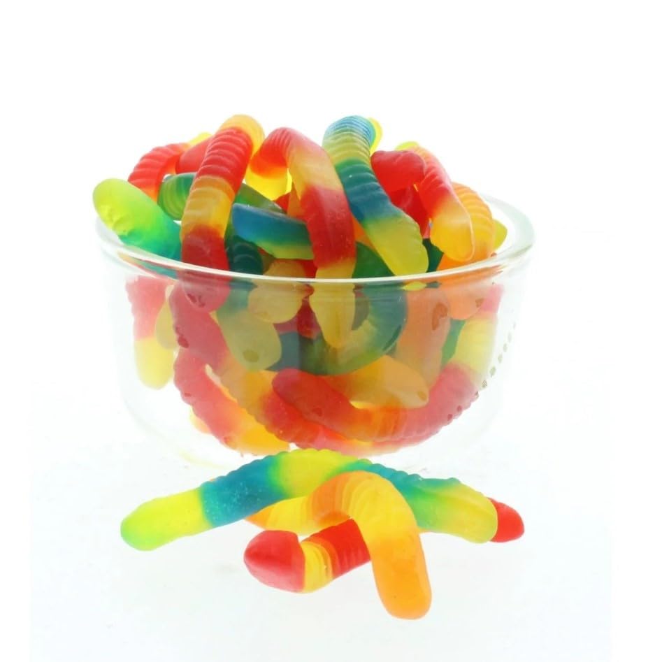 Premium European Sugar Free Gummy Worms - 2.2 Lb