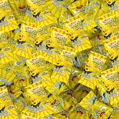 Teddy Pop Sour Lemonade Ring Lollipops - 40 Count