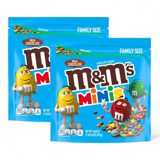 M&M'S Original Milk Chocolate Minis - Family Size (2 Pack)