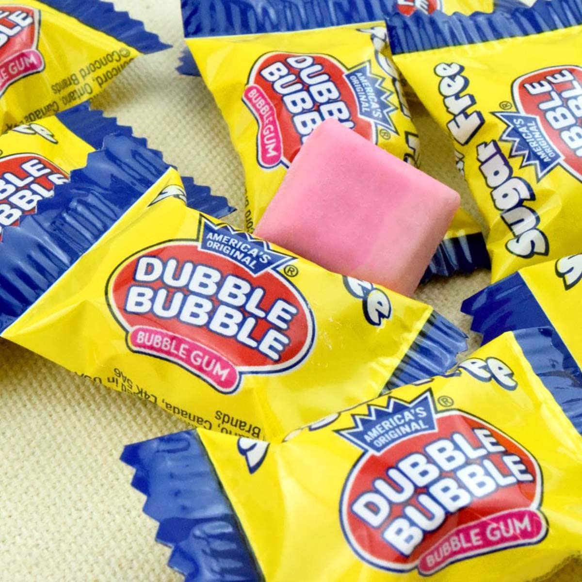 Dubble Bubble Sugar Free Chewing Gum - 100pcs (1 LB)