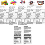 Assorted Bulk American Candy Starbursts, Skittles, Tootsie Rolls, Dots, Tootsie Pops Fruit Rolls