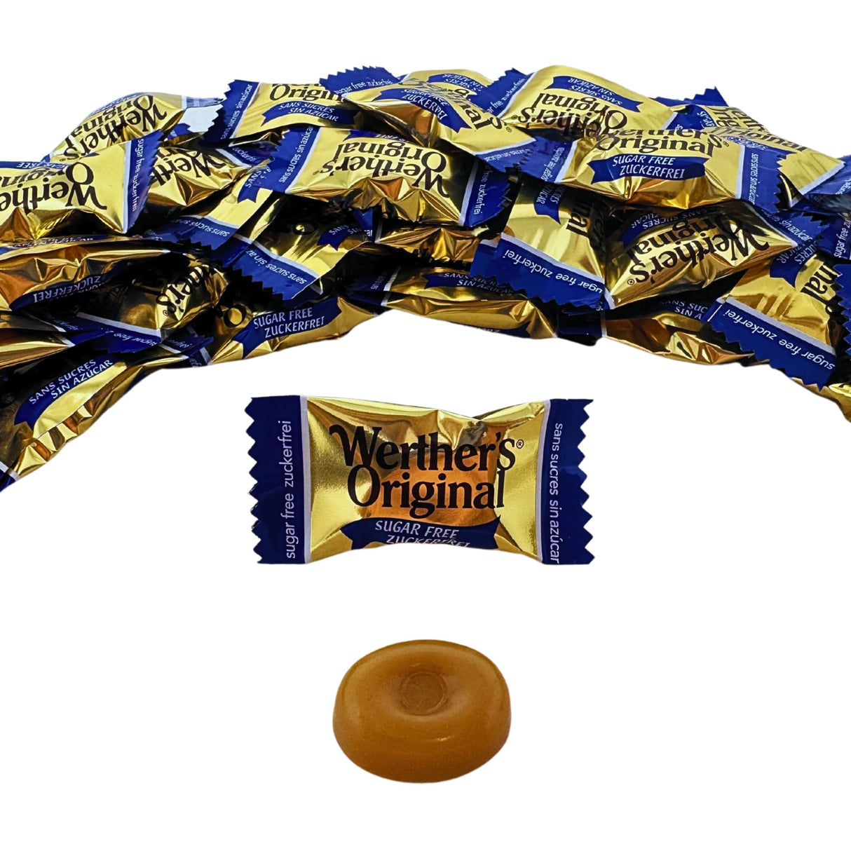 Werther's Original Premium Sugar-Free Hard Creamy Caramel Candies 1 Lb