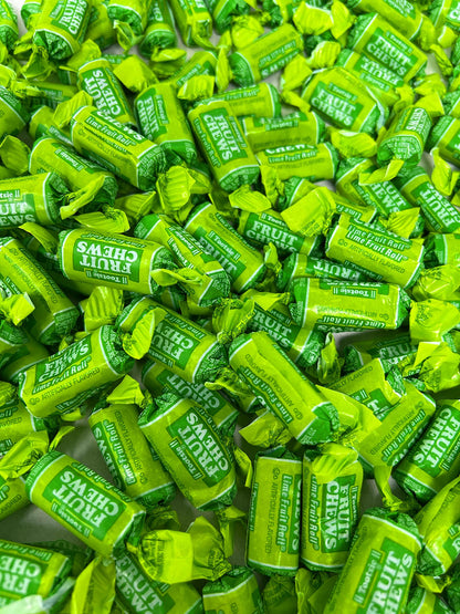 Lime Tootsie Roll Fruit Chews 2 Lb (130+pcs)