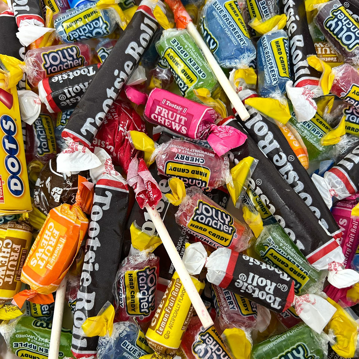 Classic Bulk Candy Mix - Jolly Rancher, Tootsie Rolls, Dots, Pops