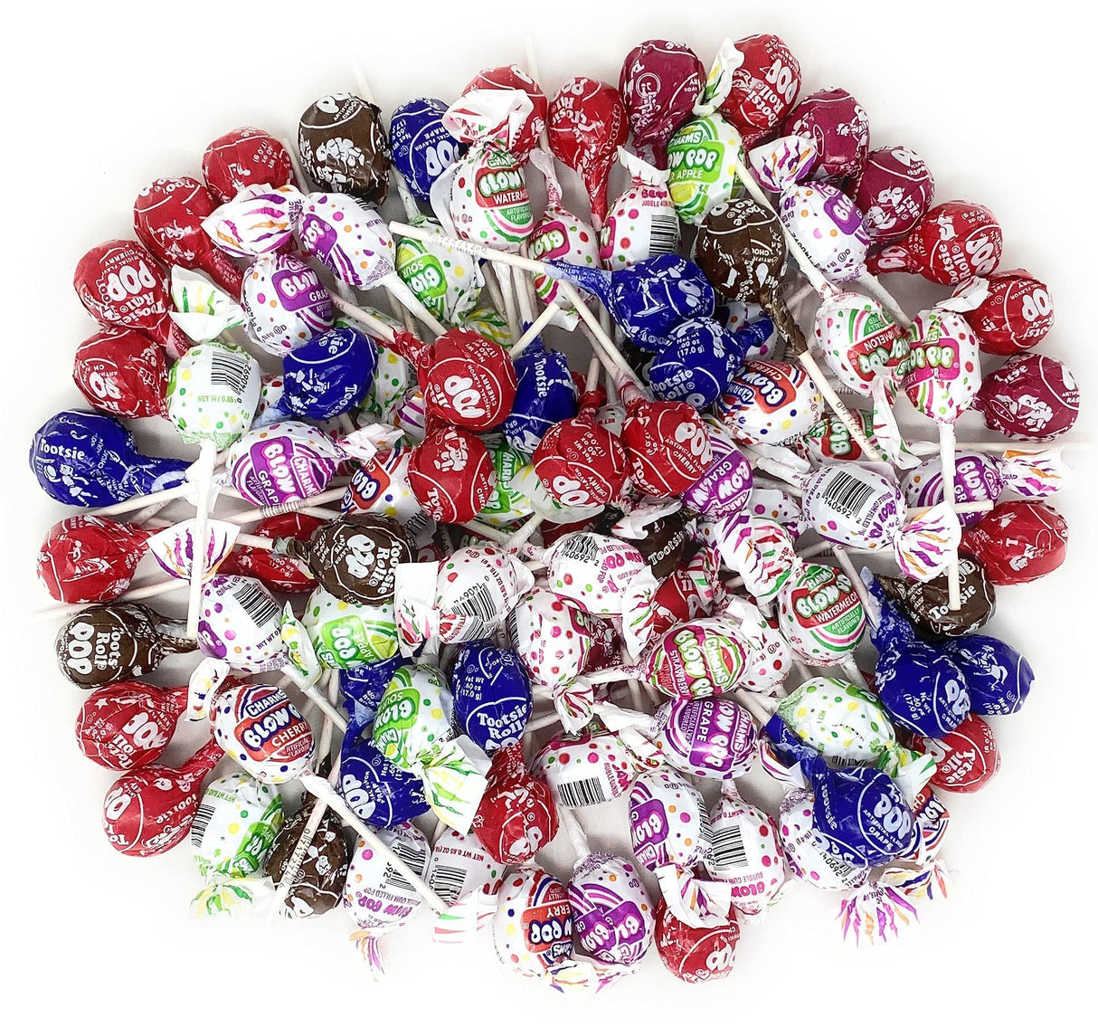 Charms Blow Pops & Tootsie Pops Bulk Variety Value Pack