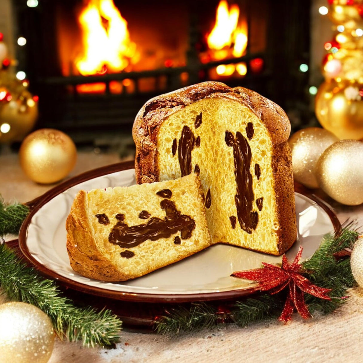 Premium Italian Style Chocolate Panettone