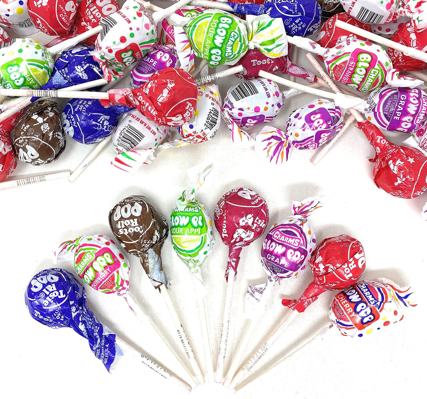 Charms Blow Pops & Tootsie Pops Bulk Variety Value Pack