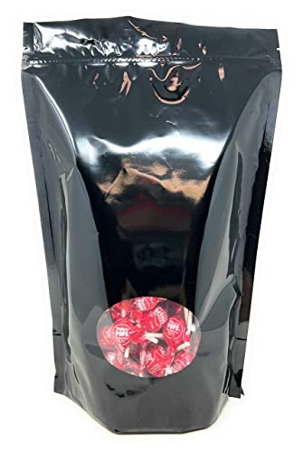 Tootsie Roll Cherry Mini Pops Filled With Chewy Tootsie Roll Candy - Single Flavor 75+ Count Lollipops 1 Lb (16 Oz)