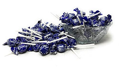 Tootsie Roll Grape Mini Pops Filled With Chewy Tootsie Roll Candy - Single Flavor Variety Bulk Value Pack 75+ Count Lollipops Suckers 1 Lbs (16 Oz)