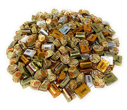 Hershey's Nuggets Miniature Peanut Butter Cup Chocolate 7 Lbs American Bulk Candy Mini Bars (112 Oz)