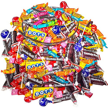 ULTIMATE Candy Bulk Assortment  10.6 Lbs Tootsie Roll Starburst DOTS Fruit Chews Tootsie Pops Variety Mix  Approx. 415-Piece Bag (170 Oz)